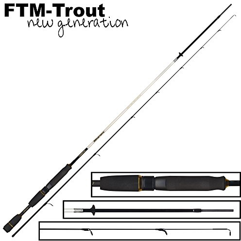 FTM Sniper 198cm 1,5-5,5g - Ultra Light Spinnrute für Forellen & Barsche, Angelrute für Forelle, Forellenrute zum Spinnangeln