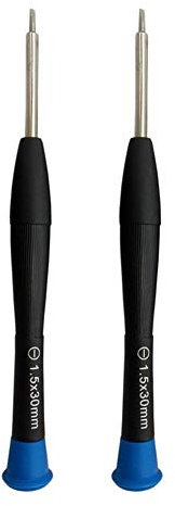 2 pz 1,5 mm cacciavite a taglio, cacciavite a testa piatta di precisione magnetica per strumenti di riparazione elettronica