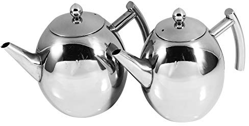 Tekanna hållbar rostfritt stål tekanna kaffekanna vattenkokare med stor filterkapacitet tekanna 1 000 ml/1 500 ml (1 500 ml) (1 500 ml)