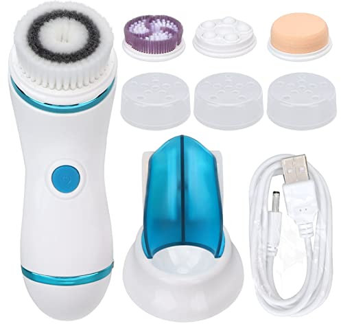Spazzola per il Viso Elettrico per la Pulizia del Viso, Spazzola per la Pulizia del Viso 4 in 1 Pulizia Profonda per la Pulizia dei Pori Detergente per il Viso Elettrico per