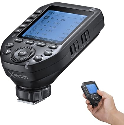 Godox XPROII-F 2.4G Wireless Flash Trigger Transmitter TTL Autoflash 1/8000s HSS LCD-Bildschirm 32 Kanäle 16 Gruppen für Fujifilm-Kameras (XPROIIF)