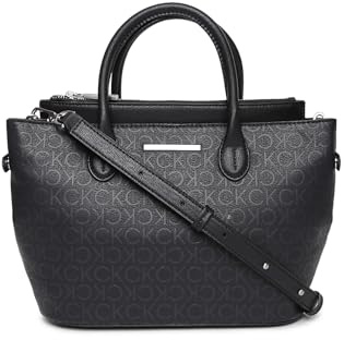 Calvin Klein Handtasche Schultertasche Daily Dressed Tote CK Black schwarz