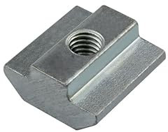 Edelstahl Nutenstein schwer Gleitmutter M6 Nut 8 für Aluprofil 40-er -10 Stück