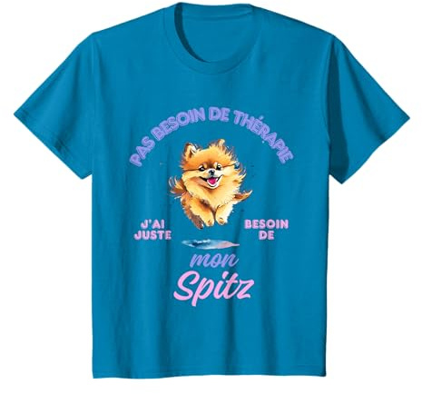 Spitz nain Cadeau Humour Chien Loulou de Poméranie T-Shirt