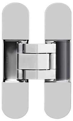 Bisagras de puerta, bisagras de puerta ocultas de 6 pulgadas Bisagras invisibles Bisagras ocultas Aleación de zinc Bisagra oscilante de 180 grados Bisagras traseras ajustables de 3 vías 2PC (color