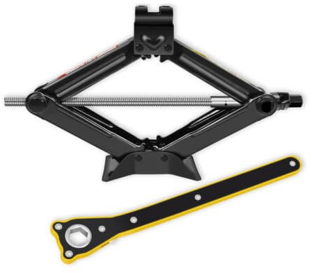 Scherenwagenheber 2.0T Wagenheber SUV Rangierwagenheber Scherenwagenheber Wagenheber mit Handkurbel für Auto PKW SUV MPV