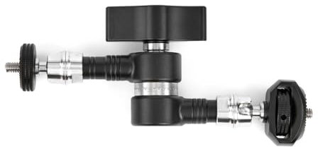 3 Legged Thing PIVOT Magic Arm 150mm – Adjustable Accessory Arm in Darkness (Matte Black) – For Monitors, Lights, Mics & Camera Rigs – 1/4-20 Mount, Durable & Compact