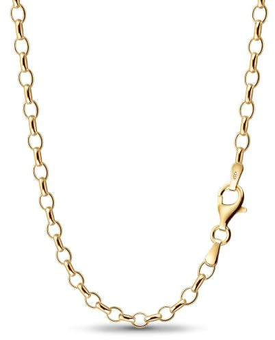 Avesano Ankerkette vergoldet 925 Silber Damen 2,7 mm Halskette 101032-5 | goldene Silberkette Gold Kette in den Längen 42 45 50 60 70 80 90 100 cm verfügbar