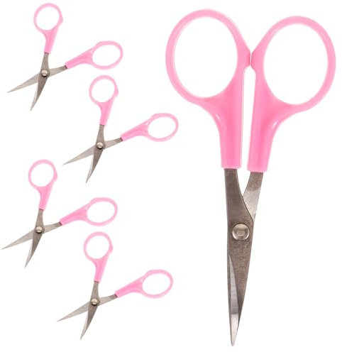 DIYEAH 5stücke Gebogene Stickschere Kreuzstichschere Stickgarnschere Aus Edelstahl Für Stickerei Handarbeiten Näharbeiten Schneidwerkzeug Mit Komfortablen Griffen