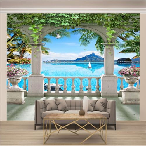 WYXWZ Papier Peint Panoramique Trompe l'oeil 3d Chambre Adulte Enfants Art Papier Peint Intissé Mural Moderne Toison Salon Chambre à Coucherr Salle L 200cm x 140cm (Largeur x Hauteur) Stonehenge