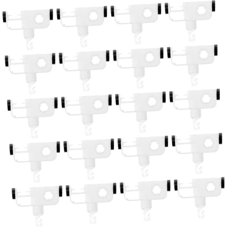 MUELODSIC 20 Piezas Polea De Persiana Veneciana Polea para Cortina De Plástico De Cortinas Repuestos para Persianas para Decoración Interior