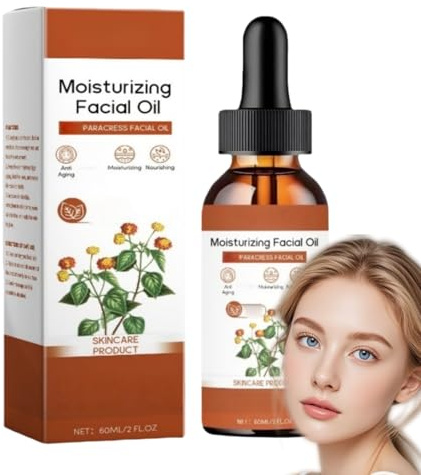 Paracress ansiktsolja, återfuktande och fuktgivande ansiktsserum, anti-aging fuktgivande serum med spilanthes Acmella Oleracea blomma för rynkreducering (1)