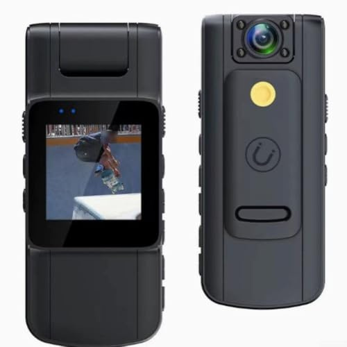 Videoregistratore portatile di sport di HD montato sul petto, videoregistratore indossabile per i piloti di consegna, registratore di scena portatile con clip, macchina fotografica di azione