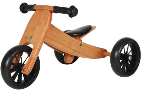 Bandits & Angels Holz 4-in-1 Smartbike für Kinder ab 1 Jahr (Bambus, unisex)
