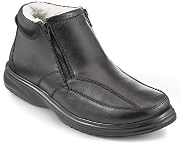 Chums Men's Thermal Fur Lined Twin Zip Boot Black 9 UK