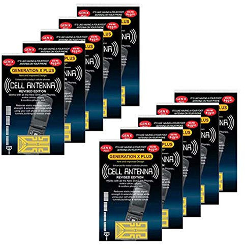 10pcs autocollants d'amélioration du signal de téléphone portable - amplificateur de signal, amplificateur d'amplificateur de signal d'antenne pour améliorer le signal mobile en voyage, en prenant l'a