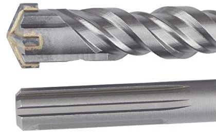 SDS MAX Drill Bit Diameter 30 mm x 800 mm Hammer Drill Concrete Drill Bit Quadro-X for Masonry Drill Bit Square Cut Cross-Cut