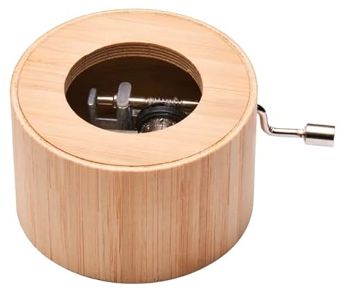 Spieluhr aus Bambus mit der Melodie: Schwanensee von Peter Tschaikowski - music box von Kurbelwerk green-line, Classic-Edition
