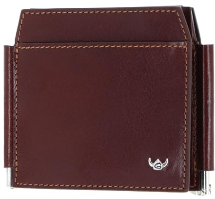 Golden Head Leder Geldklammer Kartenhalter Colorado RFID Protect Clip-Scheintasche 1923 Tabacco braun
