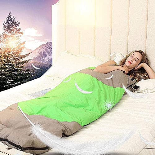 Beruf Outdoor Leicht Wasserdicht Atmungsaktiv Warmhalten Schlafsack Camping Zu Fuß Reisen Jungle Light (Grün)