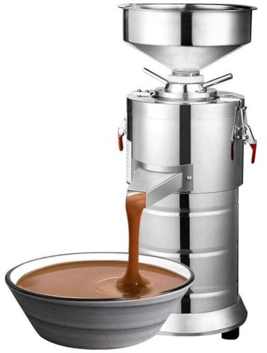 XLTEAM Peanut Butter Maker Machine, Sesame Sauce Grain Mills, Commercial Soybean Milk Machine, Speed ​​2850r/min, for Groundnut, Almond, Cashew Nut and Sesame