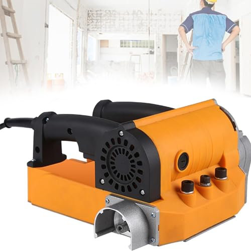 DPLWJPP Électrique Mur Rabotage Machine Béton Pelle Machine,Raboteuse Murale Électrique 1000-4000 T/MN,Pelle Murale Mastic Meulage Polissage Outils Remis À Neuf