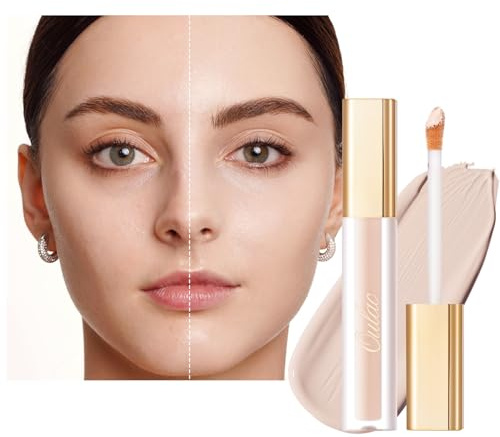 Oulac Concealer für Gesicht und Augenringe, langanhaltender Abdeckstift Kosmetik, Concealer Augenringe mit Hyaluronic Acid, Farbcode: W0 Fair, 3.8ml