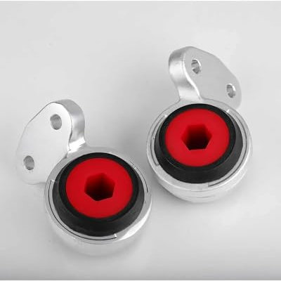 YYGGWL Lenker Radaufhängung Für E46 E85 325i 330i Z4 1999 2000 2001 2002 2003 2004 2005 2006 Alumium Polyurethan Vordere Querlenker Buchsen Querlenker Lagern(Black)
