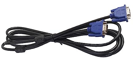 CAXUSD Cable Vga para Computadora con Núcleo de Ferrita 3 M de Longitud Cable Macho a Macho para Monitor LCD Led