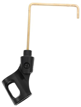 Saxophon Mikrofonclip aus Metall ABS, Halterung für Wireless Mic | Praktischer Clip für Musikbranche, Stabil und Bequem, Passt Diverse Mikrofone