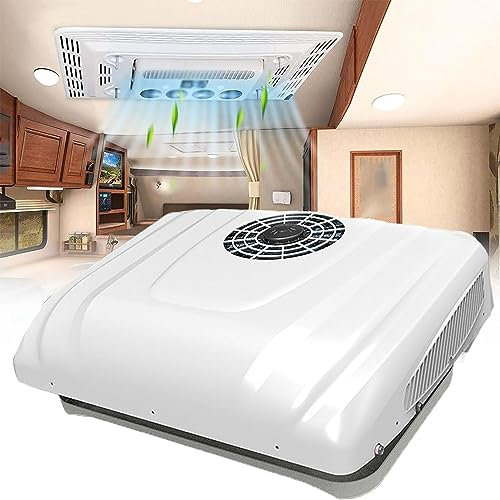 Climatiseur de Toit Voiture Climatiseur de toit électrique pour voiture, unité tout-en-un, 12 V CC, 24 V, alimentation par batterie monobloc, système de climatisation électrique pour toit de