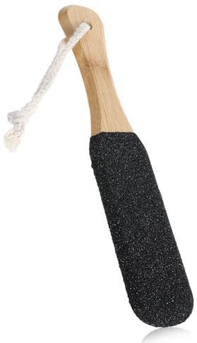Classicseali Pumice Stone for Feet,Foot Scrubber Hard Skin, Premium Pumice Stone for Feet, 22cm Foots Pumices Exfoliator, Heel File, Professional Dead Skins Remover for Feet(Black)