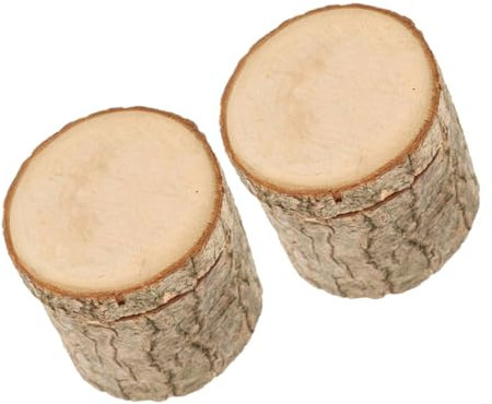 Beavorty 2stücke Holz Ringbox Vintage Verlobungsring Halter Für Hochzeiten Handgefertigte Schmuck Aufbewahrung Rustikale Diy Dekoration Für Ring Zeremonien