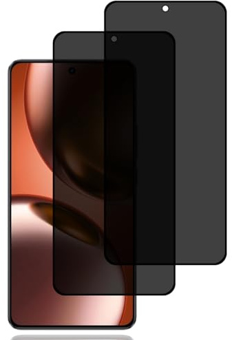 BCHKLAI Pellicola Protettiva Privacy per Realme GT 7/GT 7T, 2 Pezzi, Vetro Temperato 9H, Anti-Spy, Anti-Graffio, Anti-Impronta