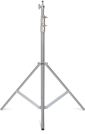 Trípode De Acero Inoxidable De 2,9 M, Trípode Grande Plegable De Aleación For Iluminación, Trípode con Patas Mágicas For Fotografía, Soporte En C, Foco, Softbox For Estudio Fotográfico(2.88m Tripod)