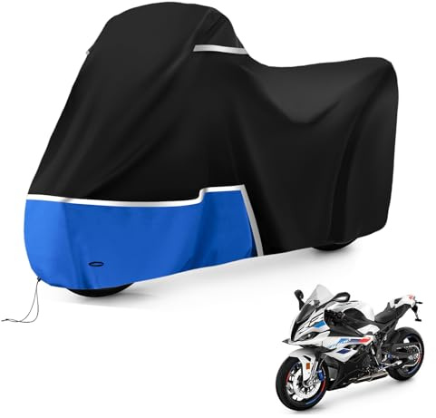 Funda Moto Apta para BMW S1000R S1000RR F900R (sin Maletero), Tela Oxford 420D Funda para Moto Exterior Impermeable | Lona impermeable de tela Oxford 420D para motocicleta, resistente a la intemperie