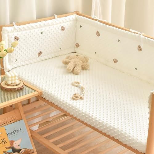 RZYW Noche Fácil De Instalar Bebe Fácil De Instalar Alfombra Anticolisión para El Hogar Borde del Amortiguador Protector De Cuna para Bebé,M12,240X28cm