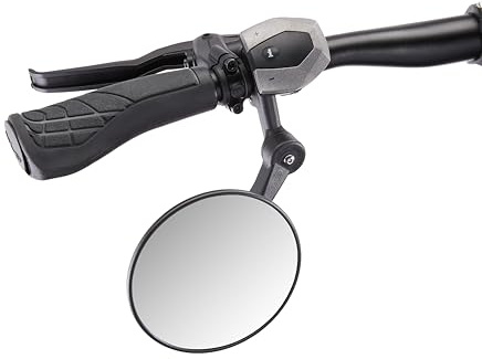 Krampe Fahrradspiegel KF1 Typ C- Made in Germany, stabiler Rückspiegel für E-Bike & Fahrrad, individuell einstellbar, an linker und rechter Lenkerseite montierbar