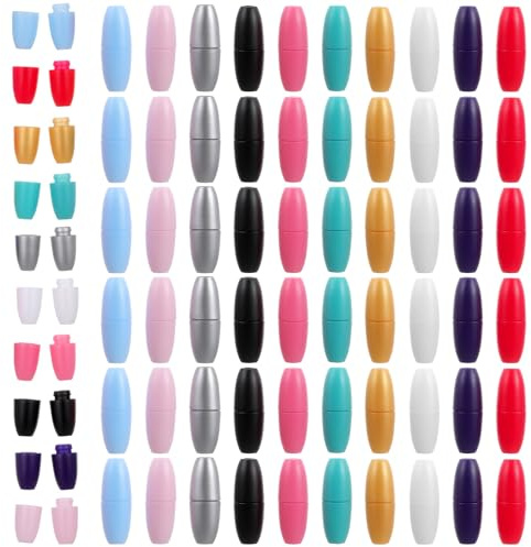 Set di 50 chiusure staccabili – Chiusure colorate per la creazione di gioielli, clip di sicurezza in plastica per collane, bracciali, cordini, accessori Paracord connettore perline