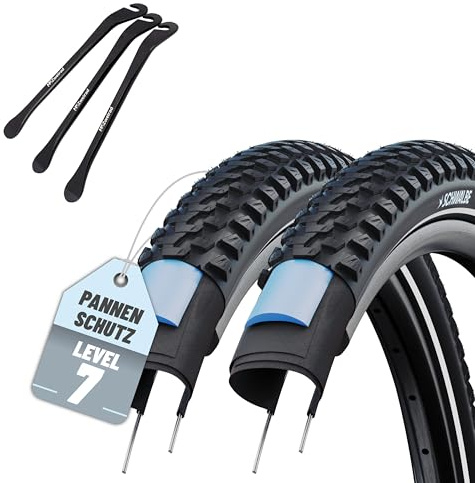 Schwalbe 2X Marathon Plus MTB Reifen 29/27,5 Zoll - Fahrradreifen Set