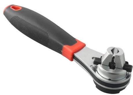 Opatiny Juego de llaves de trinquete ajustables, métricas de 6-22 mm y llave combinada de liberación rápida de 14-78 pulgadas con mango ergonómico para reparación y mantenimiento