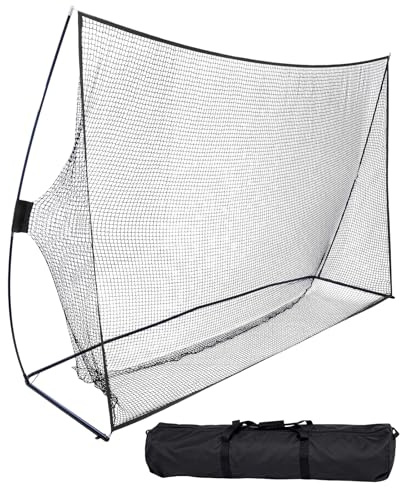 Golf Netz 2,1x3 m,Groß & Tragbares Golf-Übungsnetz mit Tasche für Innen & Außen Garten, Haus und Training – Praktische Golf Trainingshilfen & Zubehör