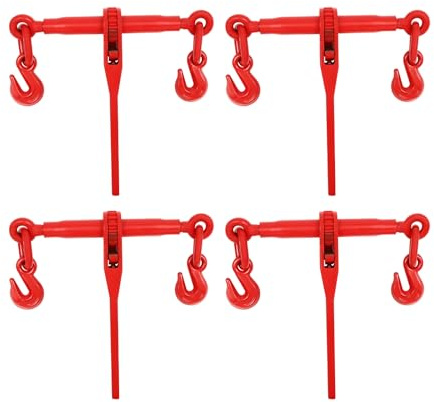Carraca de carga de 1179 kg con 8,6 t de resistencia al desgarro para cadenas G70 G80, tensor de carraca para camión, transporte y remolque, 4 unidades