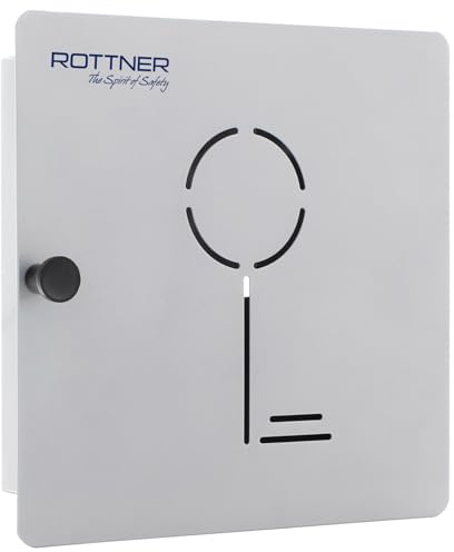 Rottner Schlüsselkassette Key Collect 10-Magnetverschluss-10 Schlüssel-Wandmontage-verzinktes Stahlblech
