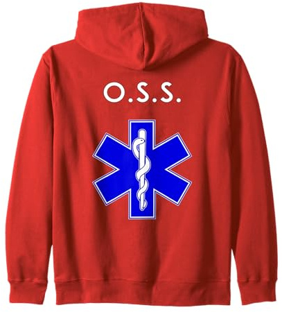 Ruolo operatore OSS reparto ospedaliero Sanitario v6 Felpa con Cappuccio