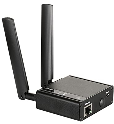 D-Link 4G LTE (Cat 4) to Gigabit Ethernet Modem/Bridge, Best for M2M Applications, Supports OpenVPN, Optional Enterprise Service Platform, Works on Verizon or AT&T (DWM-311-B1)