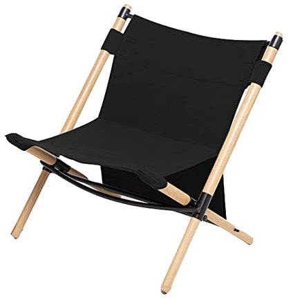 Campingstuhl Klappbar Klappstühle Camping Klappstuhl Outdoor Break Massivholz Liege Klappbarer Segeltuch Sitzhocker Für Außenpool Freizeit Strand Lounge Angelstuhl Camping Stuhl Klapp (Color : B)