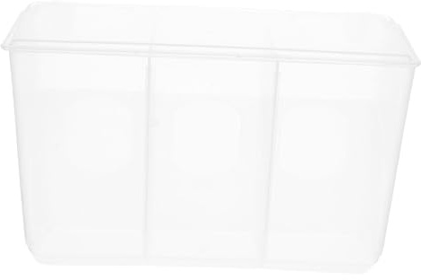 Yardwe Comedero Colgante para Pájaros Orificios Alimentador Automático a Prueba De Derrames Material Plástico Transparente Adecuado para Jaulas Suministros para Aves De Compañía