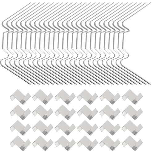200P Greenhouse and Glazing Clips for Glass - Stainless Steel Fixing Clips, Window Clips, Z Clips, 100W and 100Z Clips