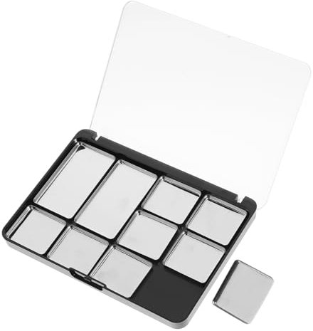 Mikinona 1satz Leeres Lidschatten-palette Magnetisches Make-up-tray Für Robustes Tragbares Design Für Persönliche Nutzung Reisen Vielseitig Für Lidschatten Lippenbalsam Mehr